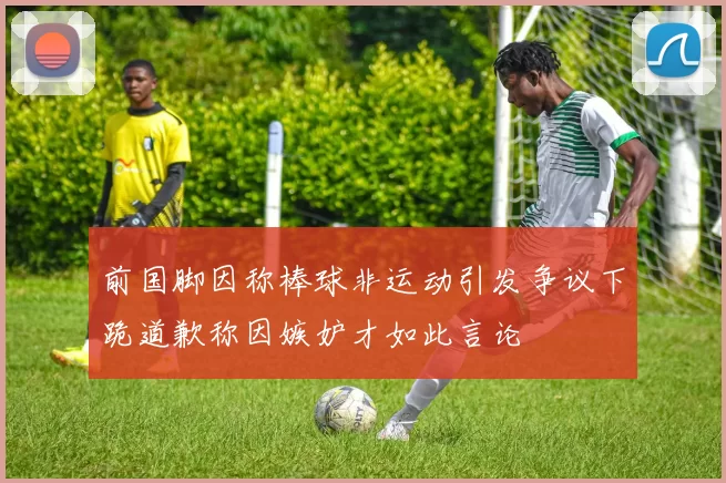 前国脚因称棒球非运动引发争议下跪道歉称因嫉妒才如此言论